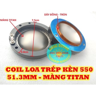 COIL LOA TREBLE KÈN 51.3MM LOẠI TRÒN KHÔNG CỌC - GIÁ 1 CÁI - 1CAI COIL51,3 KOCOC