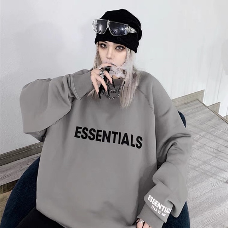 Áo hoodie nam nữ, sweater nỉ ngoại unisex from rộng siêu dày dặn in hình ESSEN | BigBuy360 - bigbuy360.vn