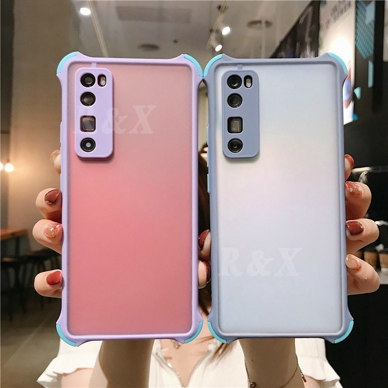 Ốp điện thoại chống va đập cho Oppo F11 Pro F9 A1K A3S A5 A92 A52 Reno 4