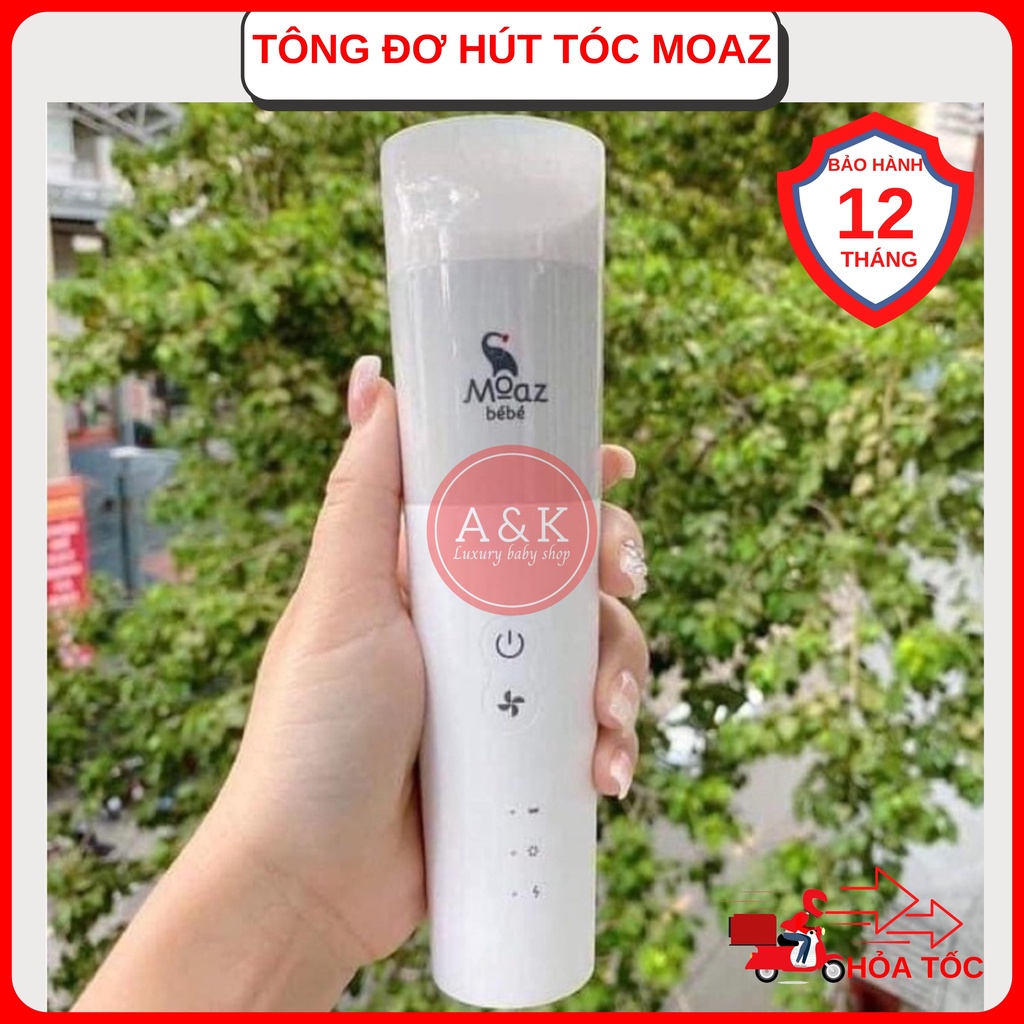 Tông đơ hút tóc moaz bébé mb-04 bảo hành chính hãng 1 năm