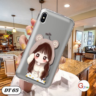 Ốp lưng dẻo trong in hình cho IPhone Xs Max