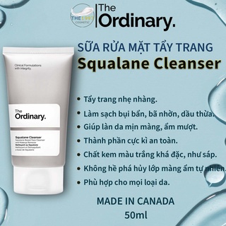 The Ordinary Squalane Cleanser - Sữa Rửa Mặt, Tẩy Trang