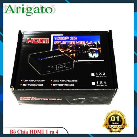 Hub chia HDMI,bộ chia hdmi 1 ra 4 - 1 ra 2 - Bộ chia HDMI Switch 1 ra 2 - 1 ra 4 Full HD