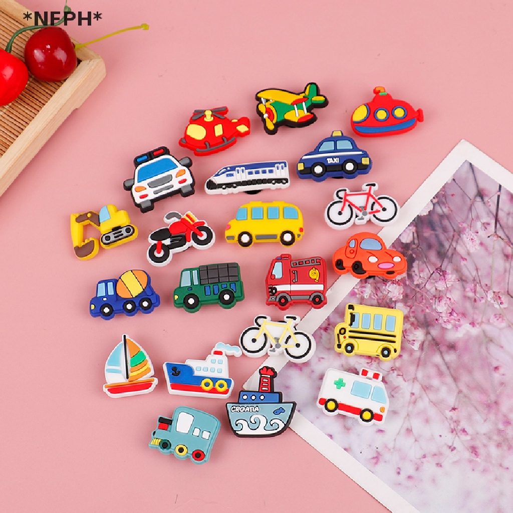 Set 10 Phụ Kiện Trang Trí Giày Dép Họa Tiết Hoạt Hình DIY