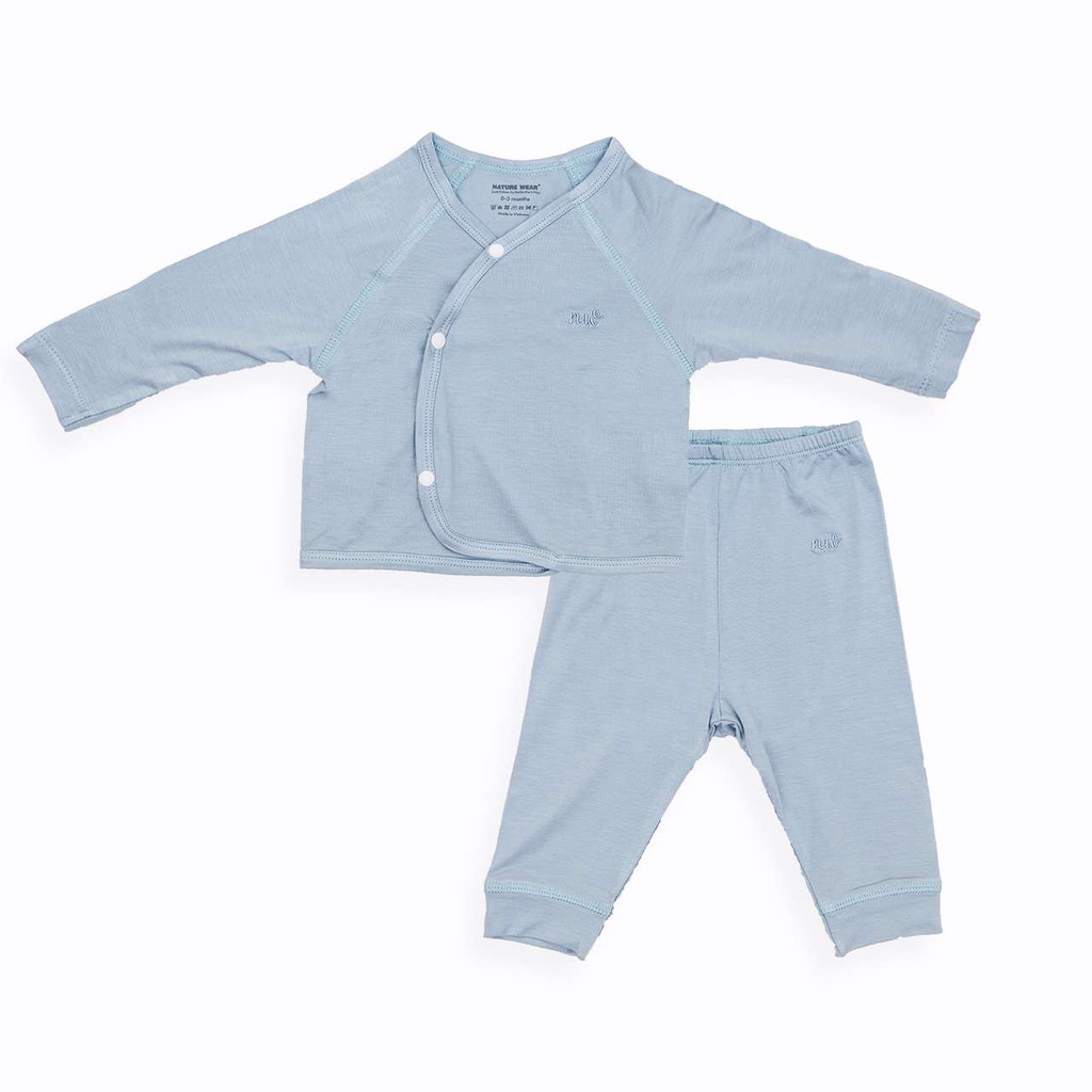 Bộ dài tay cài chéo Nature Wear