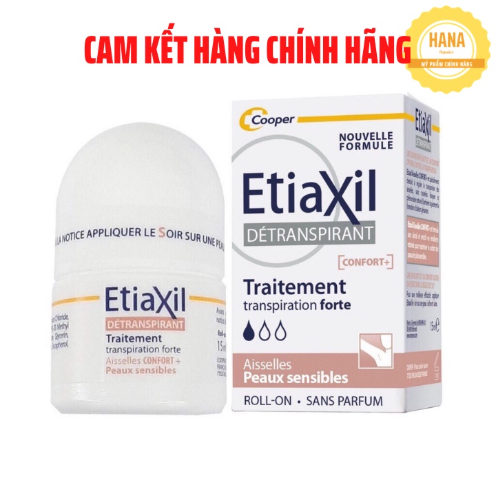 Lăn Khử Mùi Etiaxil Ngăn Ngừa Hôi Nách, giảm tiết mồ hôi 15ml | Lăn khử mùi Etiaxil | Hôi nách