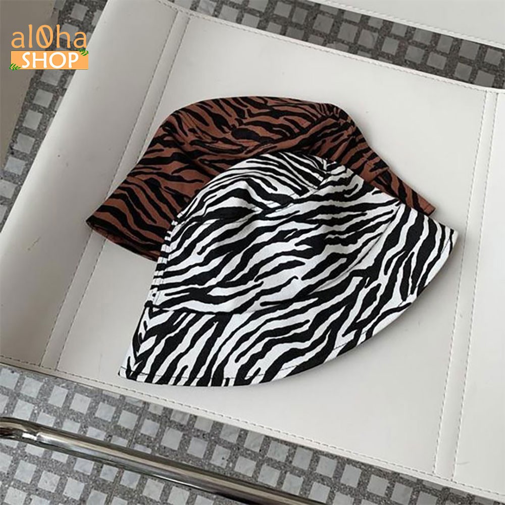 Nón bucket bò sữa ( ngựa vằn) - mũ tai bèo Ulzzang phong cách, cá tính