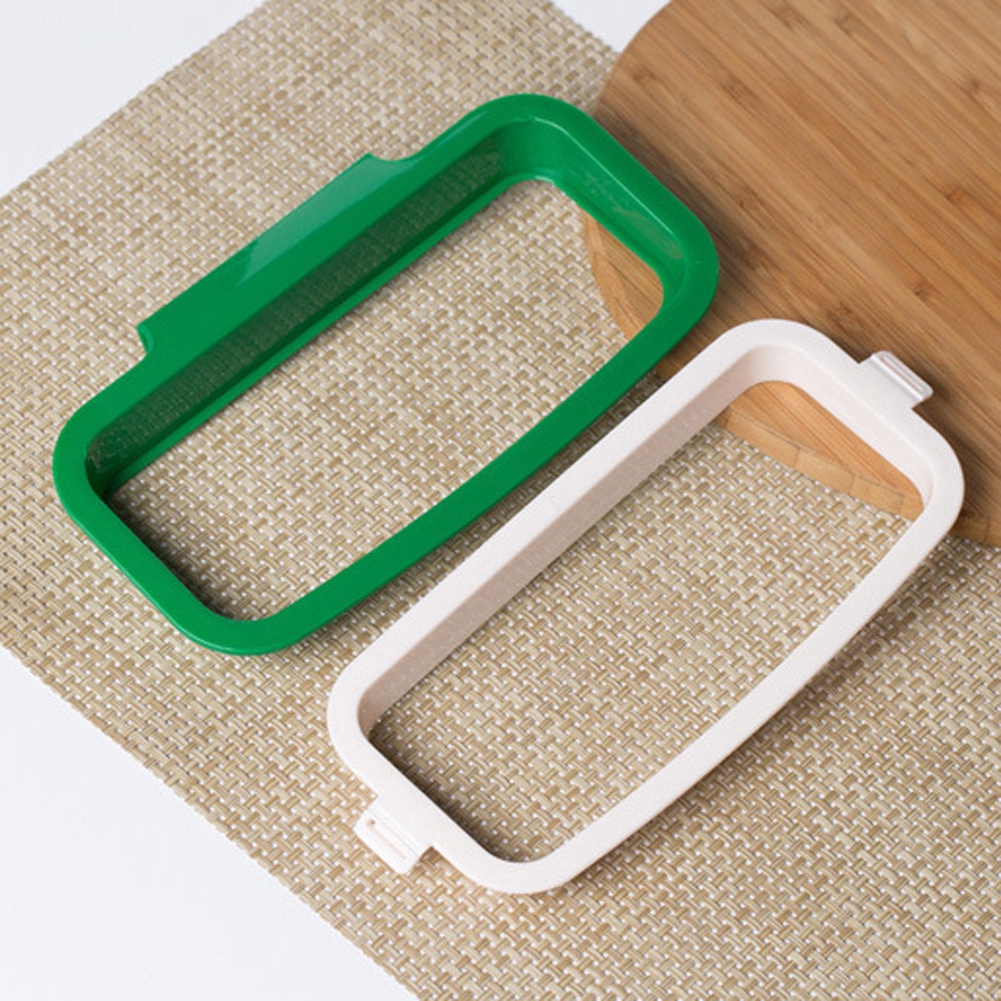 [Gói 1 Pc] [Giá để túi đựng rác] [Chất liệu nhựa] [Thích hợp cho cửa tủ bếp phía sau]
