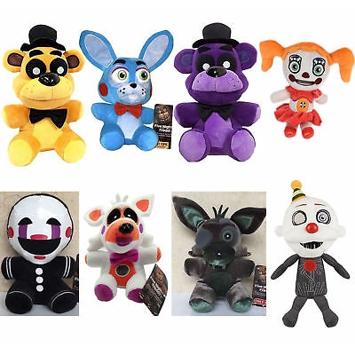 Gấu/ Cáo nhồi bông hình nhân vật hoạt hình FNAF Five Nights At Freddy's 7inch dành cho làm quà tặng