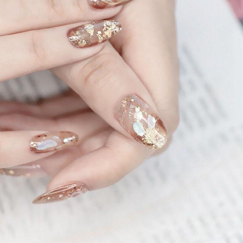 [Hàng mới về] Hũ vỏ sò đính móng trang trí nghệ thuật 3D nhiều màu tùy chọn DIY