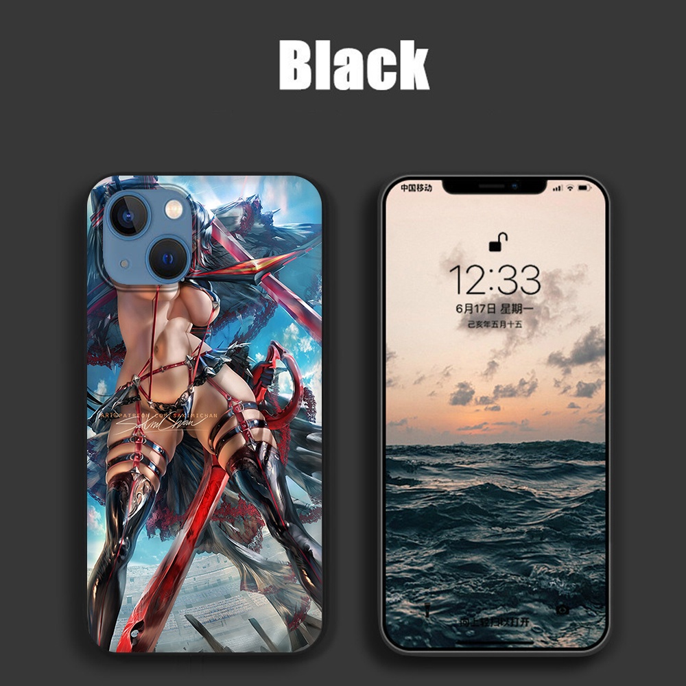 Ốp Điện Thoại TPU Silicon Mềm Hình anime Cho iPhone 11 13 Pro Max 13Mini