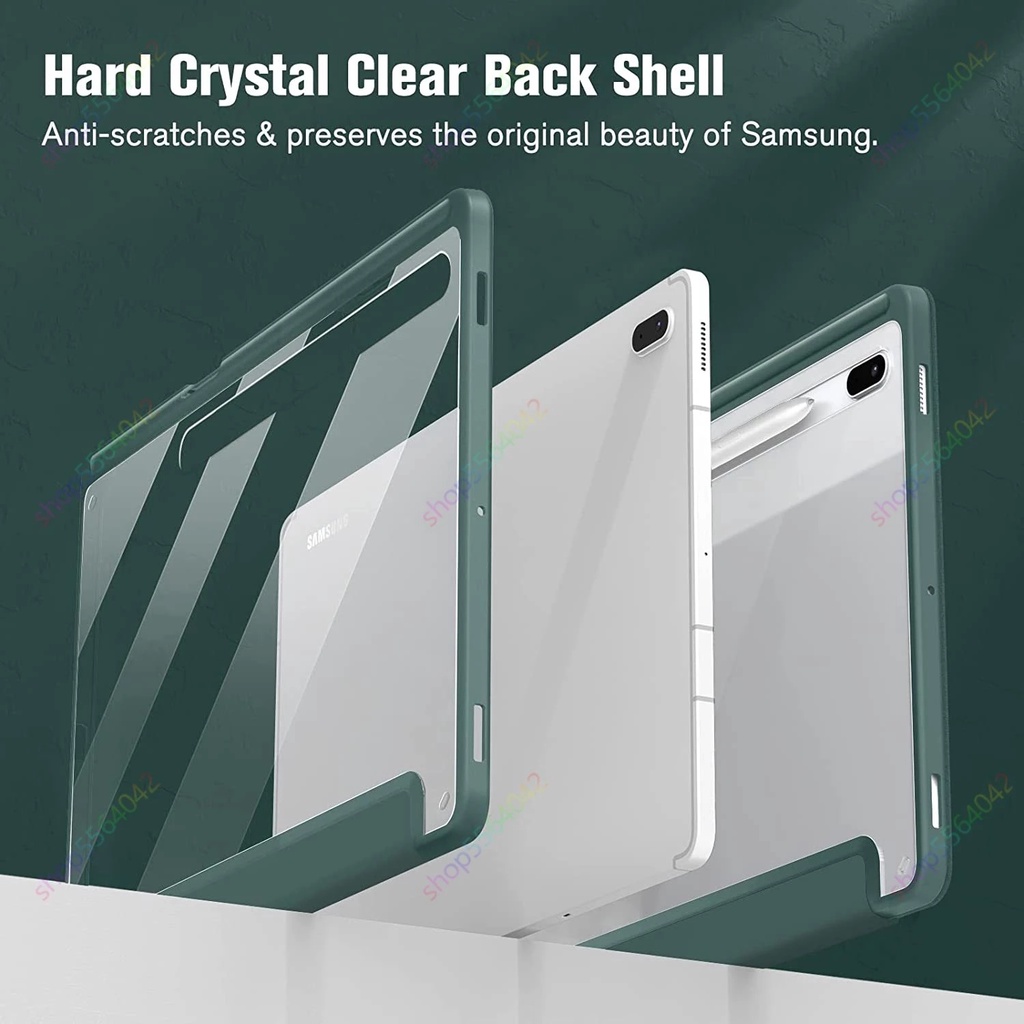 Bao Da Máy Tính Bảng Từ Tính Cho Samsung Galaxy Tab S7 FE SM-T730 T733 736B S7 S8 Plus S6 Lite 2022 A8 10.5 A7 10.4 A7 Lite