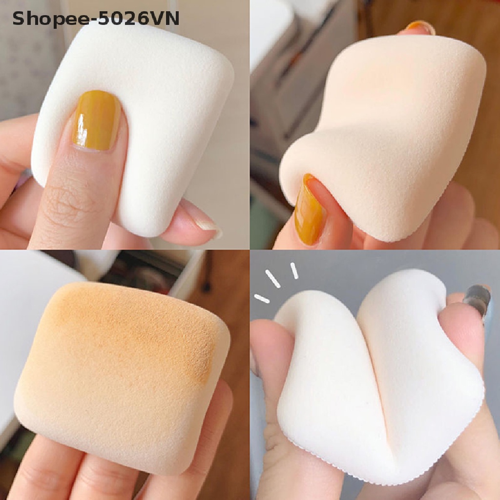 [Hàng mới về] 1/ 3 Mút trang điểm mềm mịn sử dụng kép dùng được cả khô và ướt