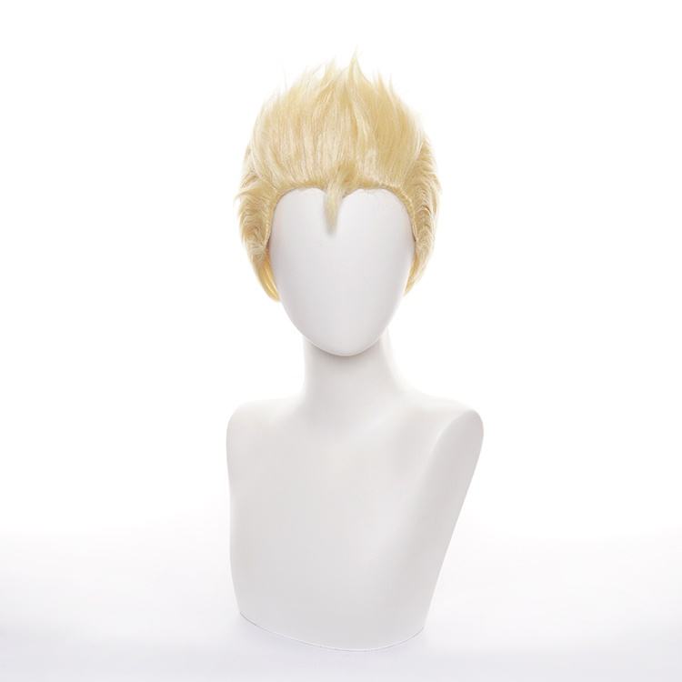 Tokyo Revengers - Hanagaki Takemichi Wigs Cosplay Prop Hairpiece Short Golden Hair Wig Costume Mikey Anime Halloween