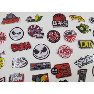 40 tem dán JDM & Harley Davidson