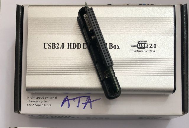 Hộp đựng ổ cứng laptop 2.5 cổng ATA nhôm