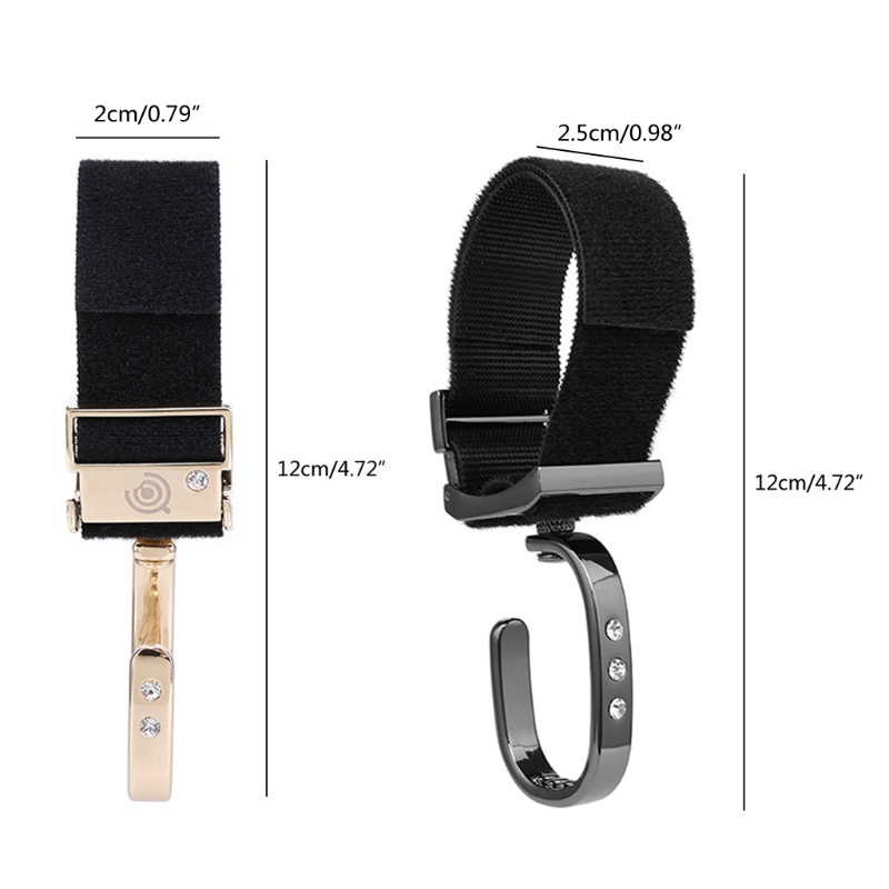 Móc Treo Túi Mua Sắm Xoay 360 Độ Gắn Xe Đẩy Em Bé Tiện Dụng