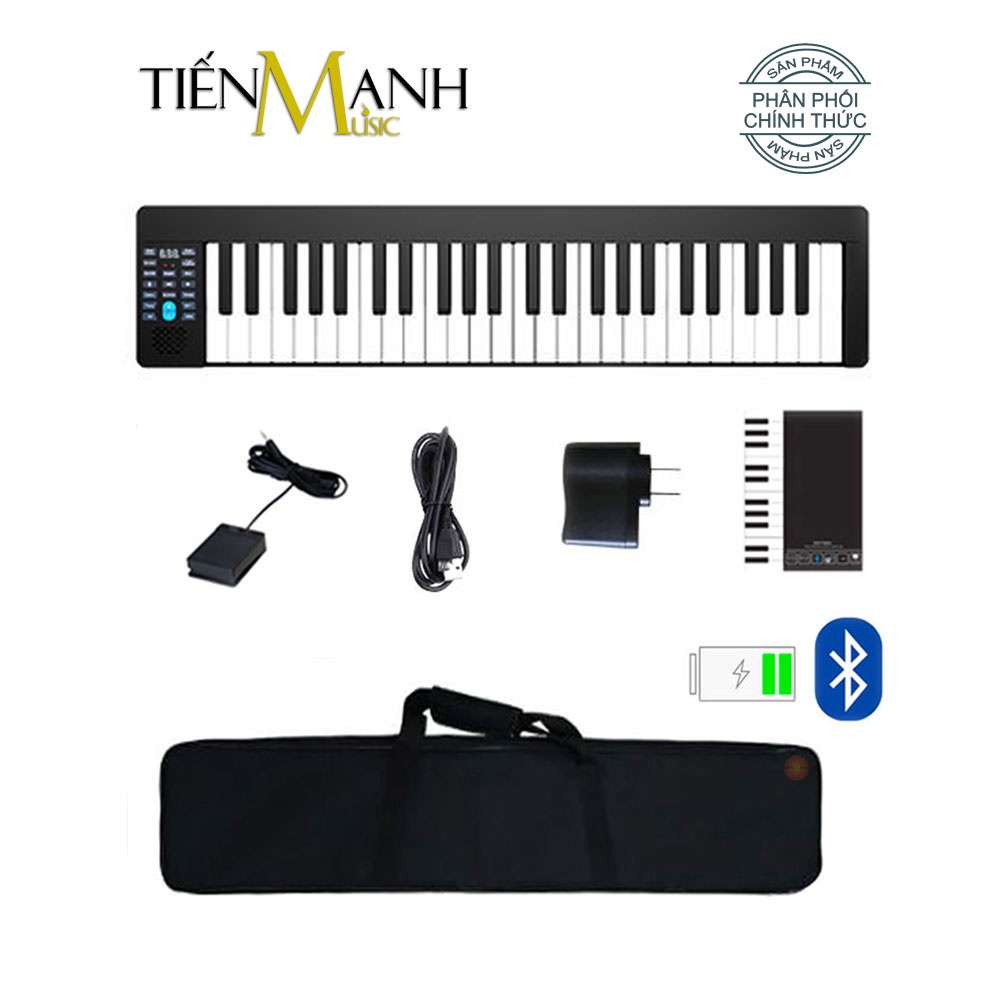 Đàn Piano Điện Konix PJ49Z - 49 Phím cảm ứng lực Có Loa PJ49 - Chính Hãng