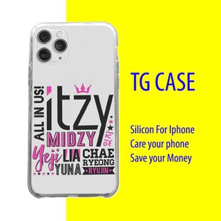 Ốp IP ITZY MIDZY YUNA TG CASE dẻo, chống sốc IPhone 5 6 7 8 Plus X Xmas 11 12 Pro Mini HQUPOD0166