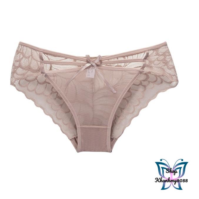 Quần Lót Ren Nữ Sexy Cạp Dây mềm mại quyến rũ gợi cảm Chọn màu chọn size QL14