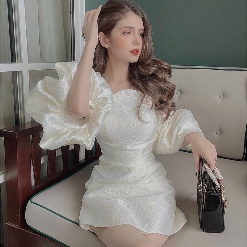 ĐẦM GẤM TAY BỒNG 🤍