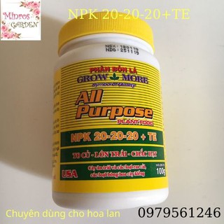 Phân bón lá Grow More chuyên dùng cho hoa lan
