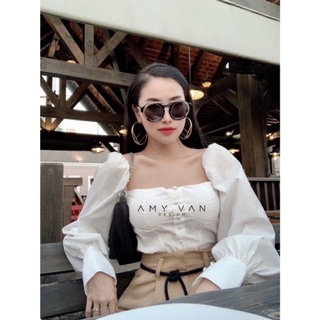 [CÓ SẴN] ❤️ SET ÁO SƠ MI TAY PHỒNG + QUẦN,KÈM NỊT