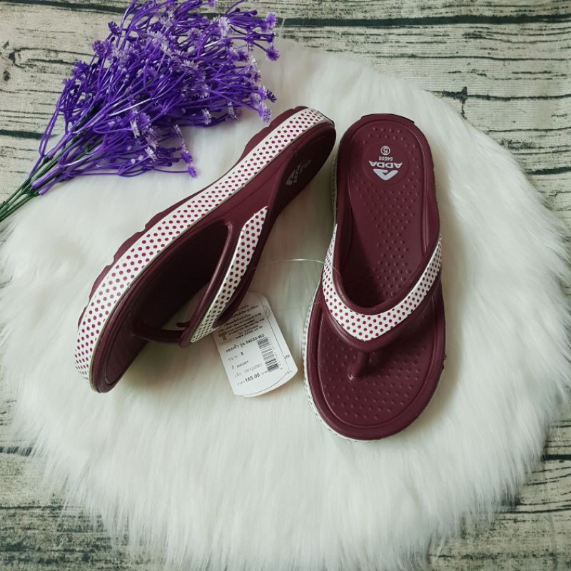 Dép kẹp nữ ADDA Thái Lan đúc nguyên khối siêu nhẹ AW54E05 siêu nhẹ siêu bền