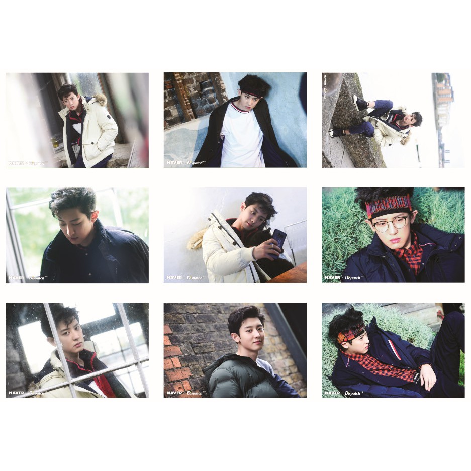 Lomo card ảnh EXO CHANYEOL Naver x Dispatch full 36 ảnh
