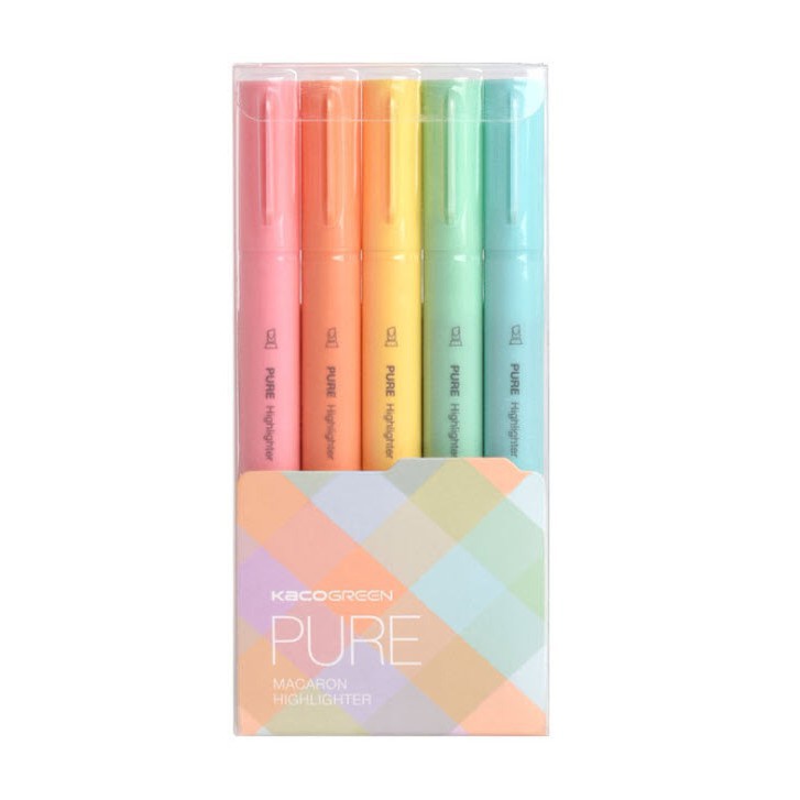 Set Bút KACO Highlight Pastel (Set Bút Nhấn Dòng KACO Màu Pastel)