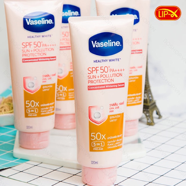 DƯỠNG THỂ VASELINE HEALTHY WHITE SERUM 50X SPF 50++