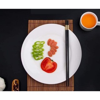 hộp 10 đôi đũa mạ vàng