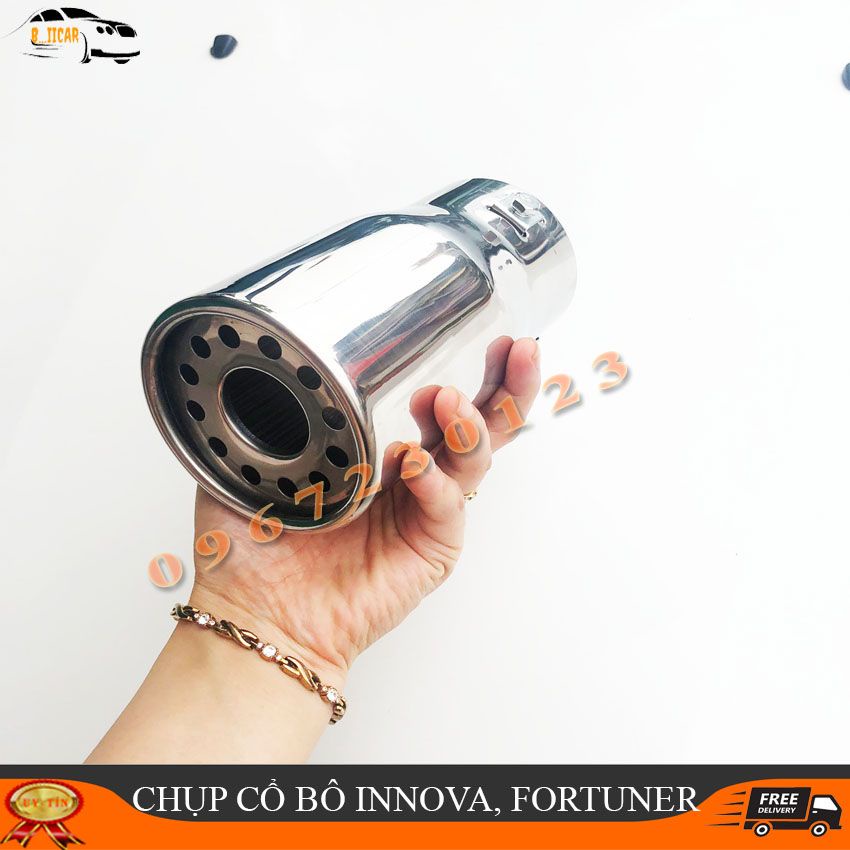 Chụp Cổ Pô, chụp Đuôi Bô Xe 7 Chỗ Innova, Fortuner