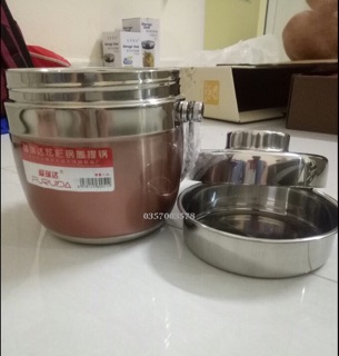 Cặp lồng inox giữ nhiệt dáng nhỏ