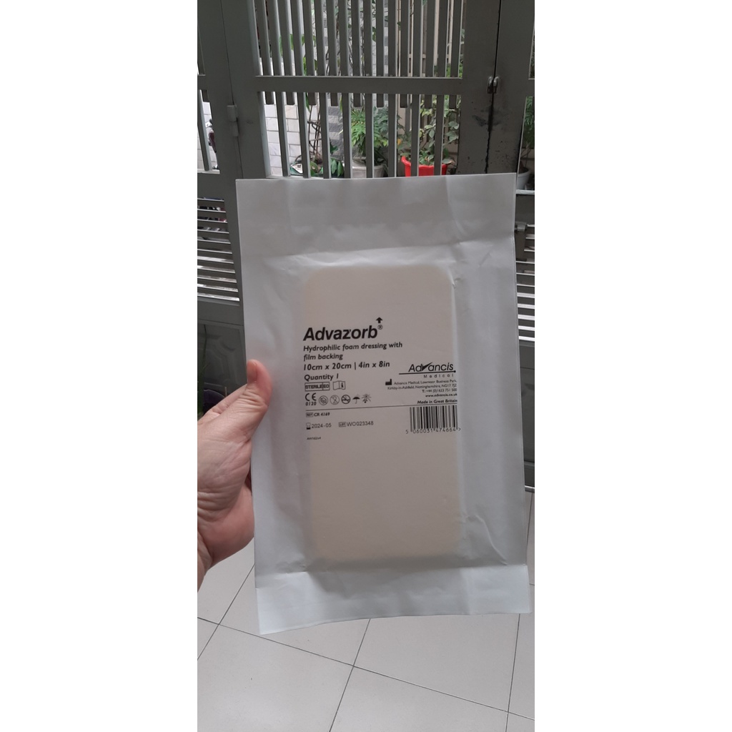 MIẾNG DÁN HÚT DỊCH  ADVAZORB CHO VẾT THƯƠNG BỊ LỞ LOÉT