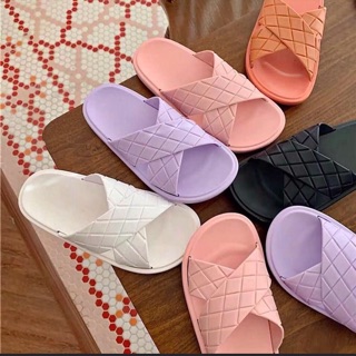 [Kho sỉ giày dép] Dép cao su quai chéo khứa quai đi cực bền đẹp-Sz kép