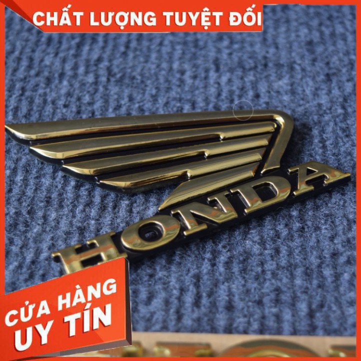 Logo Honda Cánh Én/ Cánh Chim và Logo Honda Cứng Gắn Xe Máy , Oto