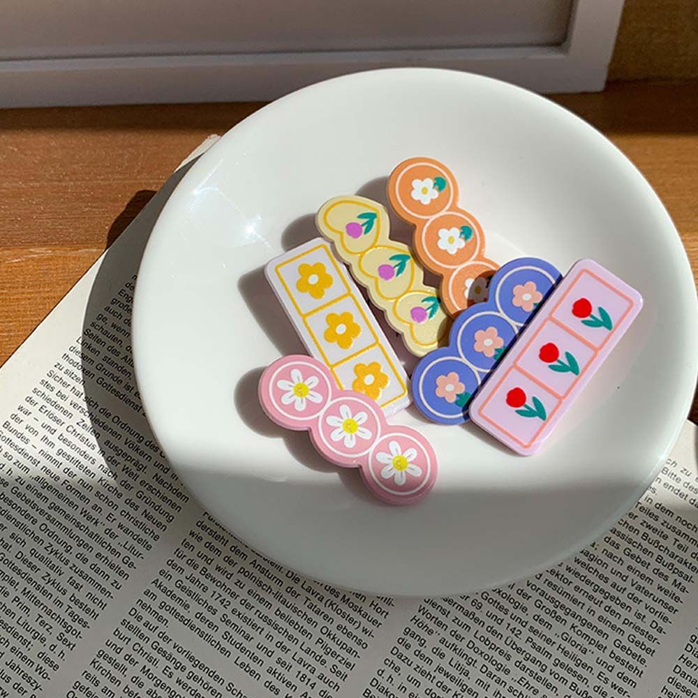 Kẹp tóc hình hoa tulip phong cách Hàn Quốc đáng yêu cho nữ VANES1