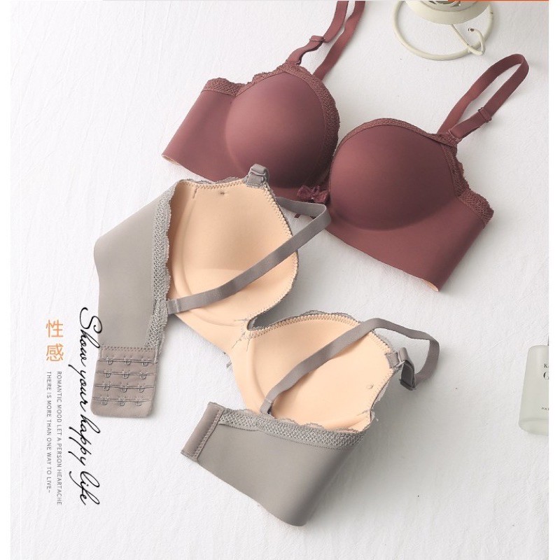 Áo lót đúc su cao cấp, áo ngực su viền ren đệm dày nâng ngực tạo from cực đẹp AS133 | BigBuy360 - bigbuy360.vn