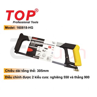 Khung cưa sắt 12 đen vàng top - ttb-21006