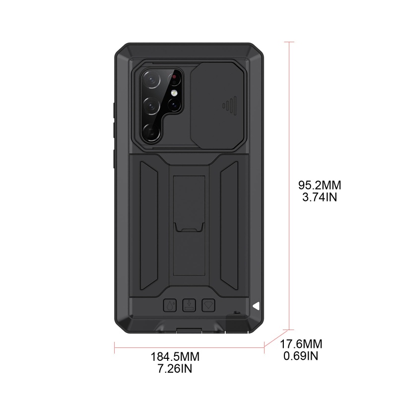 Ốp Điện Thoại Silicon Chống Trượt Bảo Vệ Toàn Diện Cho S22Ultra