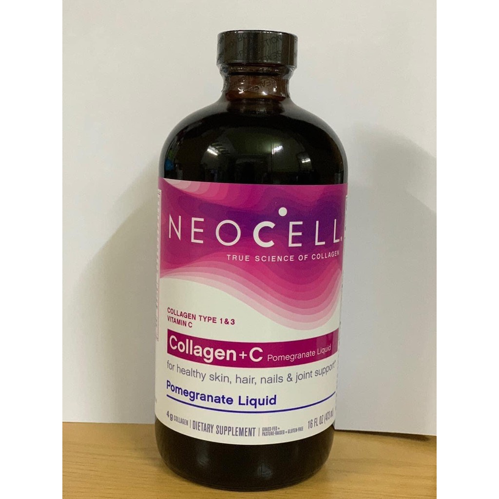 Collagen dạng nước Neocell Collagen + C Pomegranatr Liquid  473ml - Mỹ