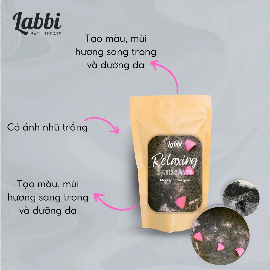 EBONY [Labbi] Relaxing Bath Salt / Muối thư giãn dưỡng da
