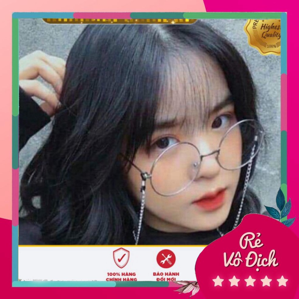 "Siêu rẻ" {ẢNH THẬT} COM BO KÍNH GỌNG TRÒN THỜI TRANG VÀ DÂY đang hot | BigBuy360 - bigbuy360.vn