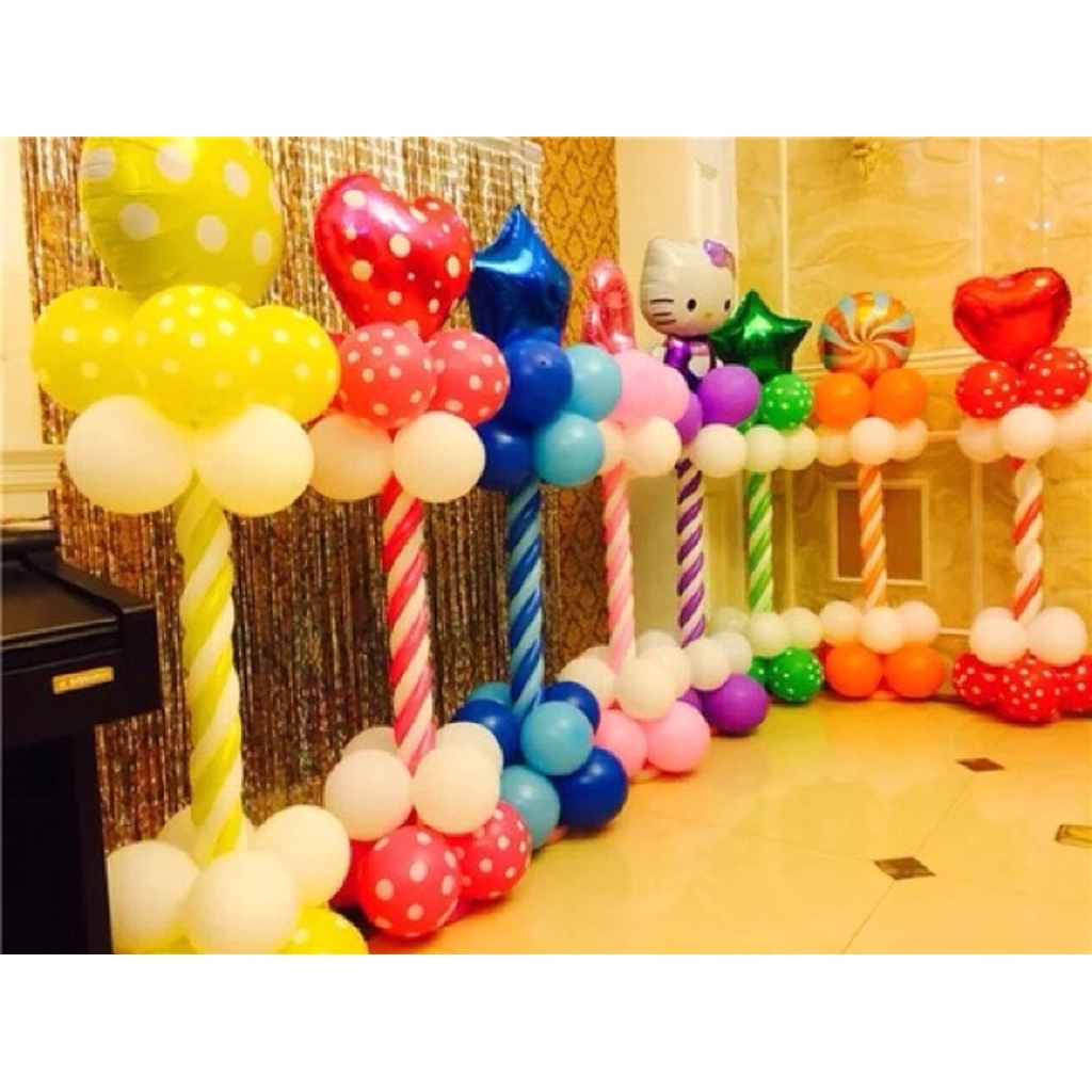 Ống Nhựa Cắm Bong Bóng Trang Trí Tiệc Sinh Nhật/Tiệc Cưới