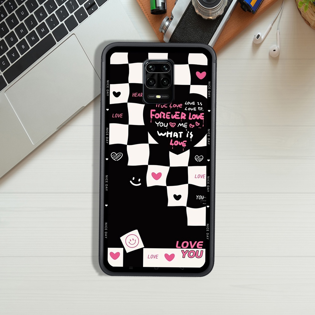 Ốp Lưng XIAOMI REDMI NOTE 9 - NOTE 9S - NOTE 9 PRO In Hình &quot;Black Heart&quot; Phong Cách Đẹp.