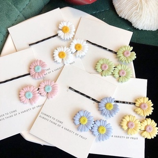 Tính Khí Hàn Quốc Ngọt Ngào Daisy Tóc Phụ Kiện Tóc Mỏ Vịt Kẹp Mùa Hè Phù Hợp Với Kẹp Nổ Kẹp Cô Gái Phụ Kiện Chính Hãng Hàn Quốc Trang Sức CC