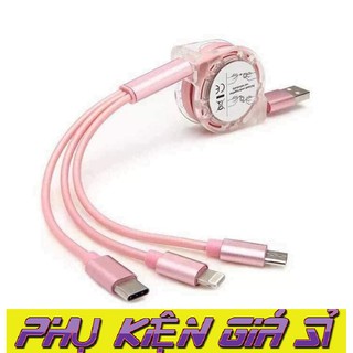 CÁP SẠC 3 ĐẦU DÂY RÚT ĐA NĂNG ( BH3T)