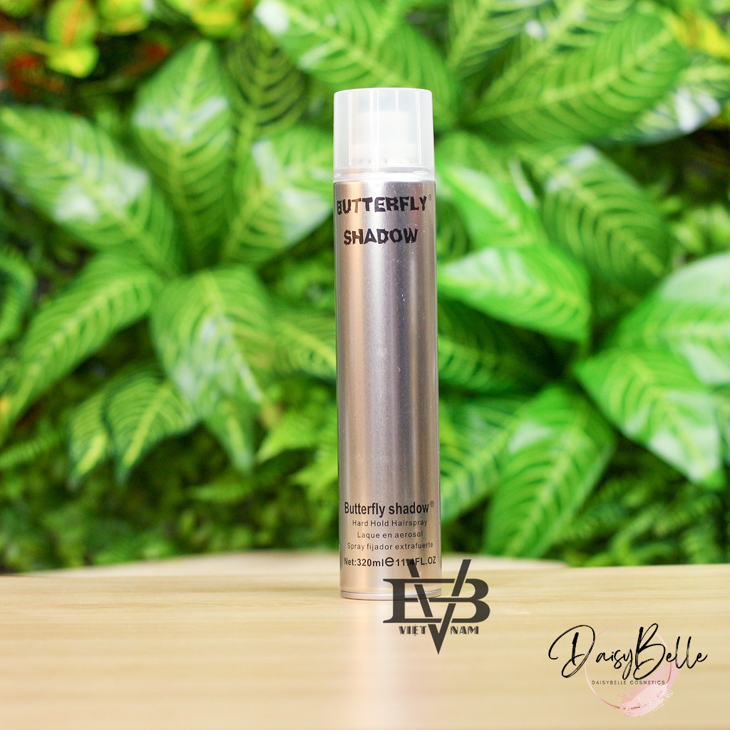 Gôm xịt tóc Butterfly Shadow 150ml / 320ml / 600ml tạo kiểu tóc nam nữ và keo giữ nếp
