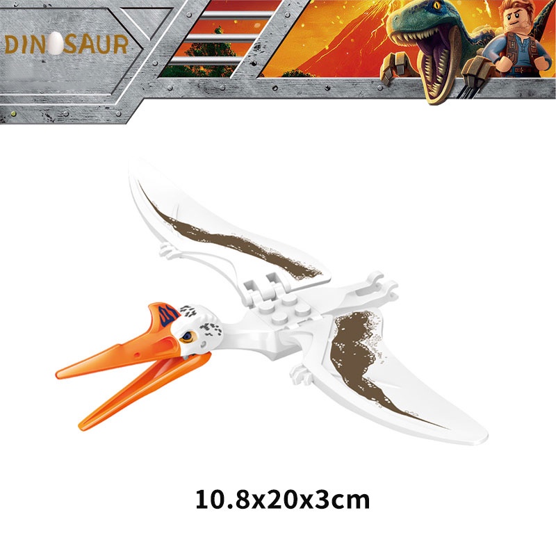 Mô Hình Khủng Long Mẫu Mới 2023 Đồ Chơi Lắp Ráp Khủng Long Quetzalcoatlus Therizinosaurus Pyrororaptor Plesiosaur